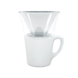 notNeutral - Gino Glass Coffee Dripper in Clear