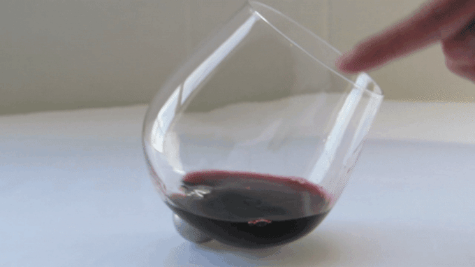  The Spill-Proof Wine Glass