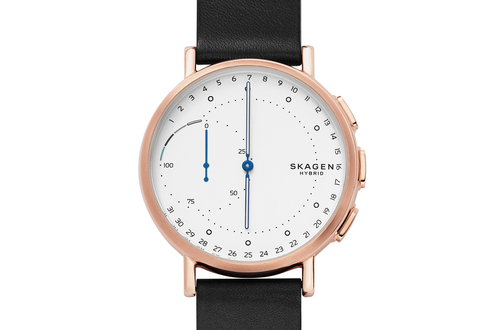 Buy Skagen Connected Falster 3 Gen 5 Stainless Steel and Silicone  Touchscreen Smartwatch, Color: Black (Model: SKT5202) Online at Lowest  Price Ever in India | Check Reviews & Ratings - Shop The World