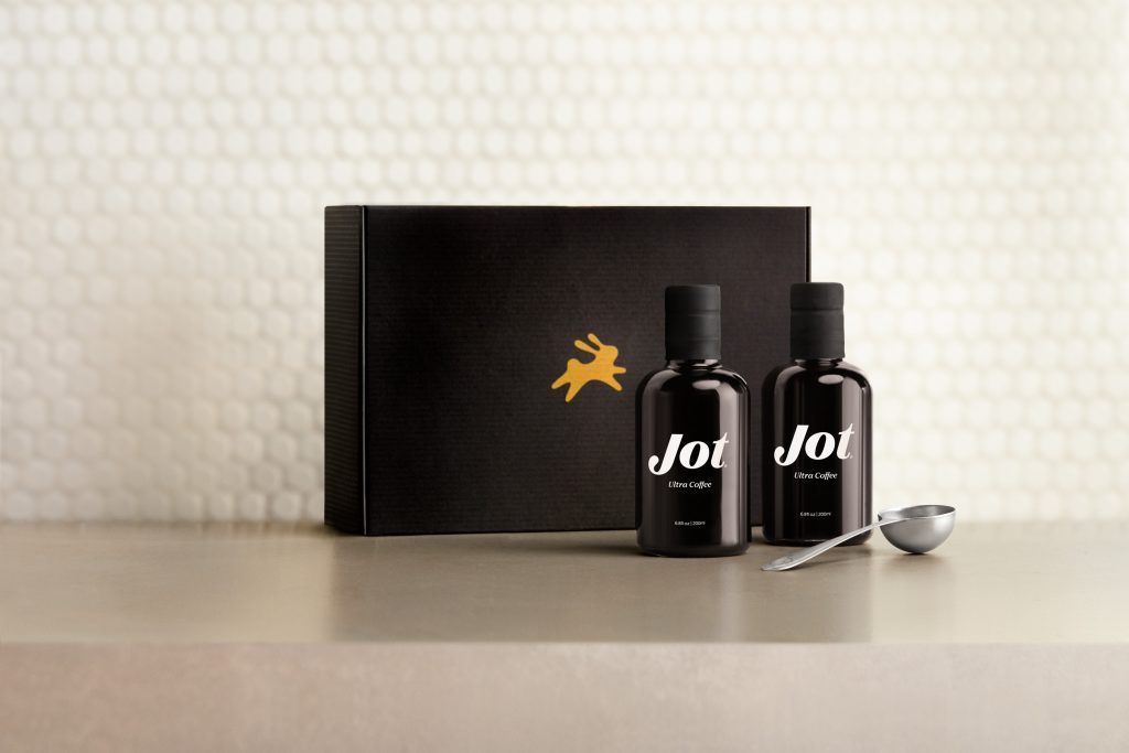 Jot's Dark Roast coffee concentrate with satisfy coffee snobs