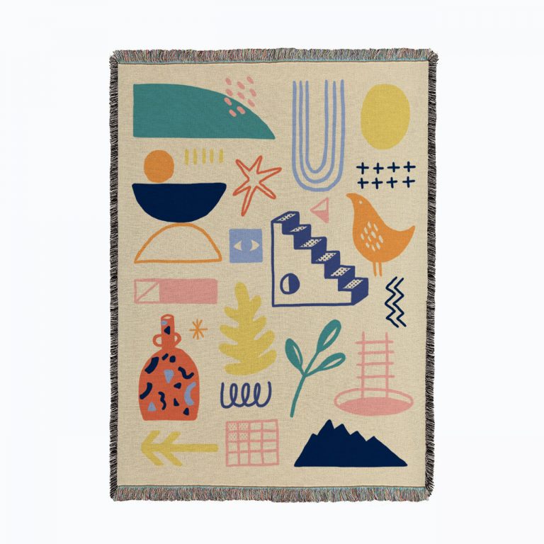 Dusen Dusen Set of Gem Stripe Towels by Dwell - Dwell