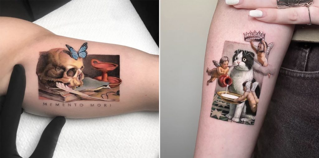 Tattoos of Famous Paintings | Steffi Says…