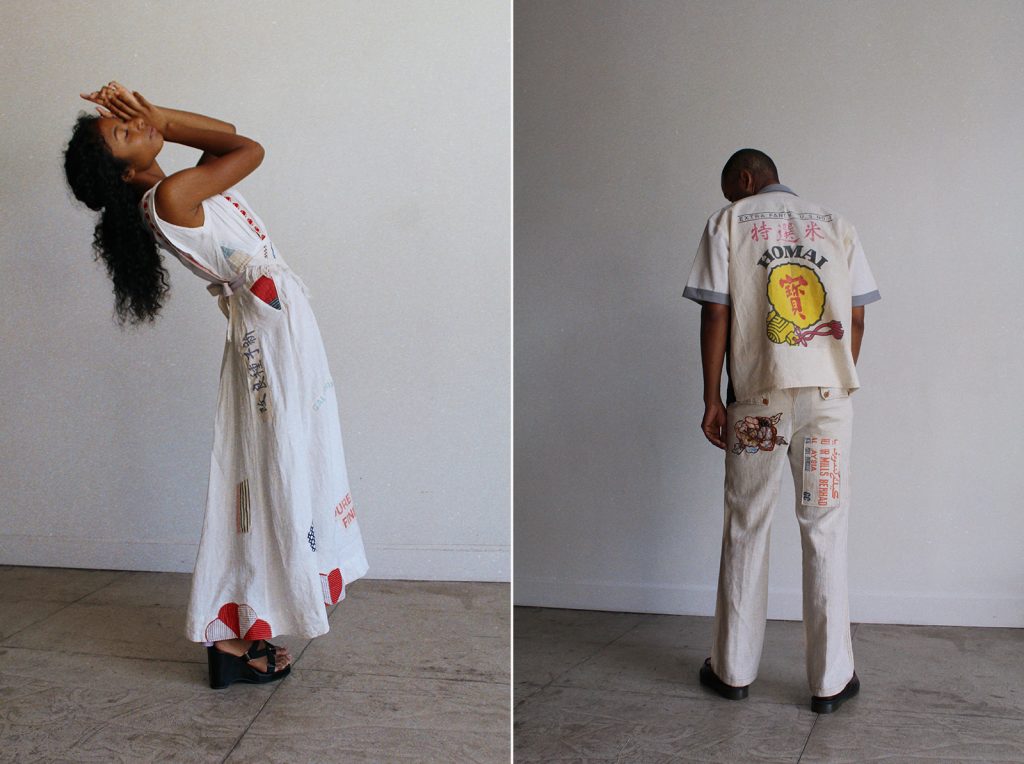 3 Women Makes Unisex Garments From Upcycled Rice Sacks - COOL HUNTING®