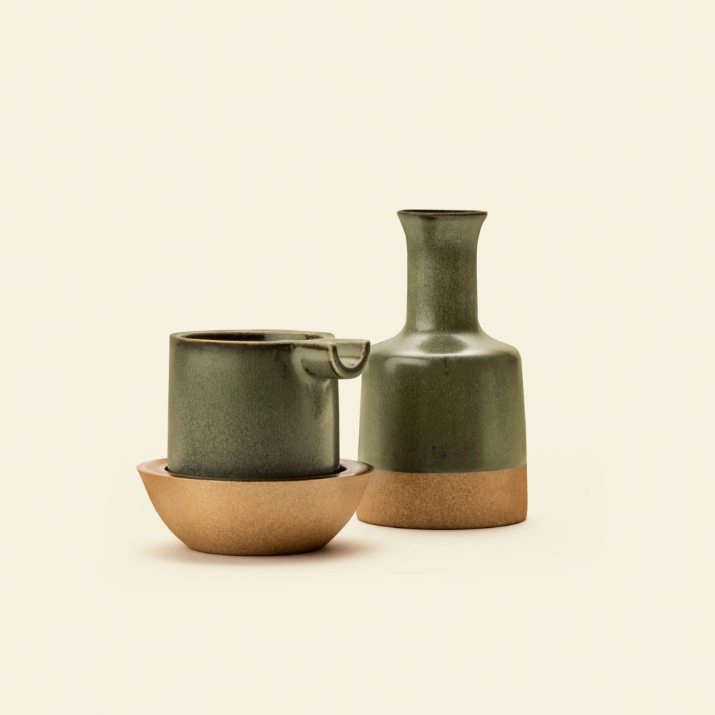 HOUSEPLANT Ceramic Ashtray Set for Men