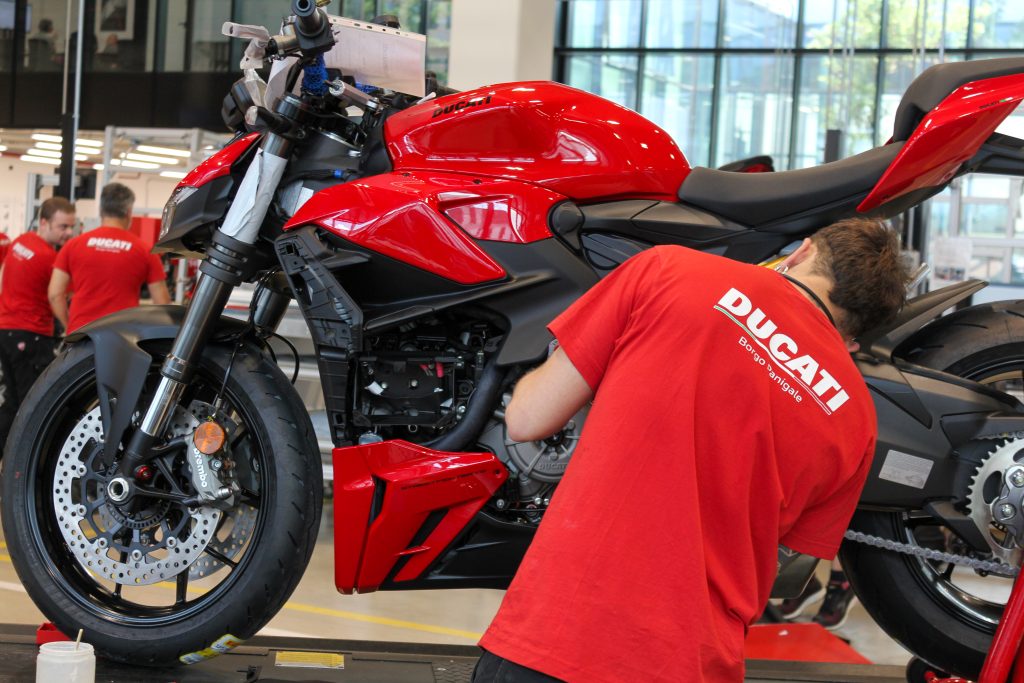 Inside the Ducati motorcycle factory