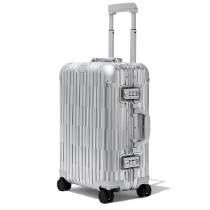 A side view of Rimowa's limited-edition Original Cabin Optical