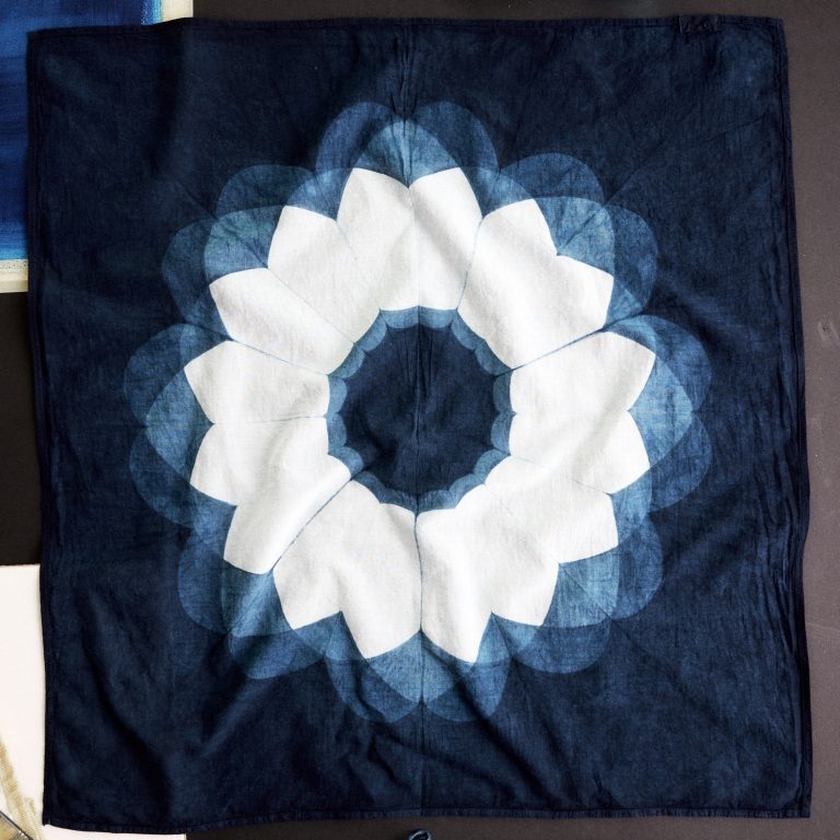 Indigo Dyed Bandana