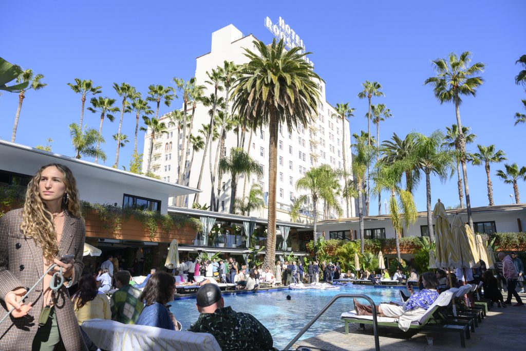 A view of LA's Hotel Roosevelt