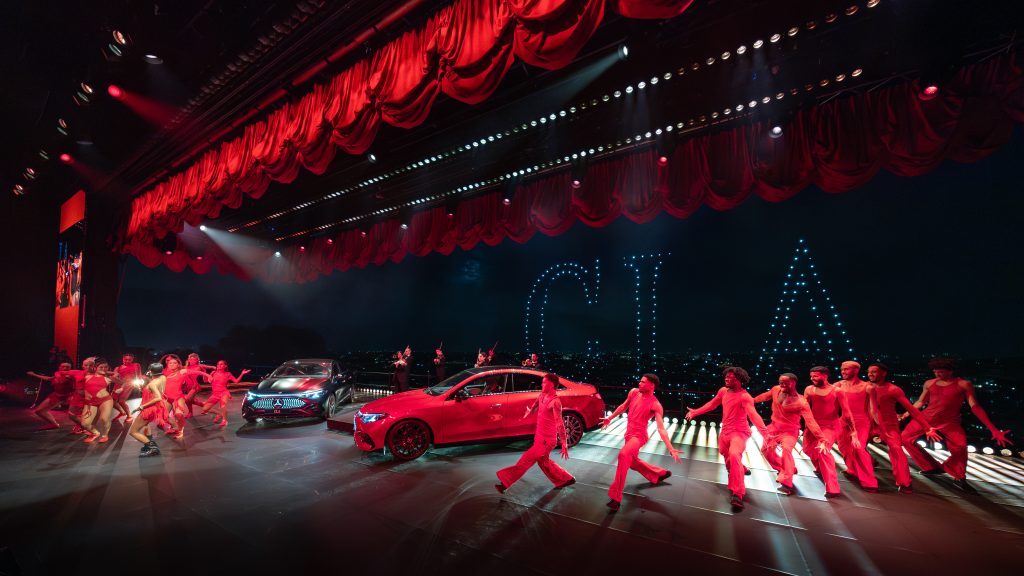 Mercedes-Benz launches the all-new CLA during a pulsating event at Villa Miani on March 13th, 2025 in Rome, Italy