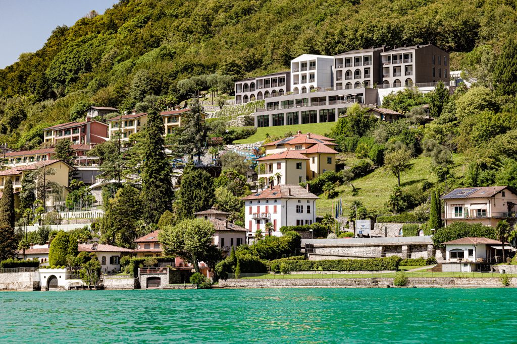 ARIA Retreat & Spa as seen from lake Lugano