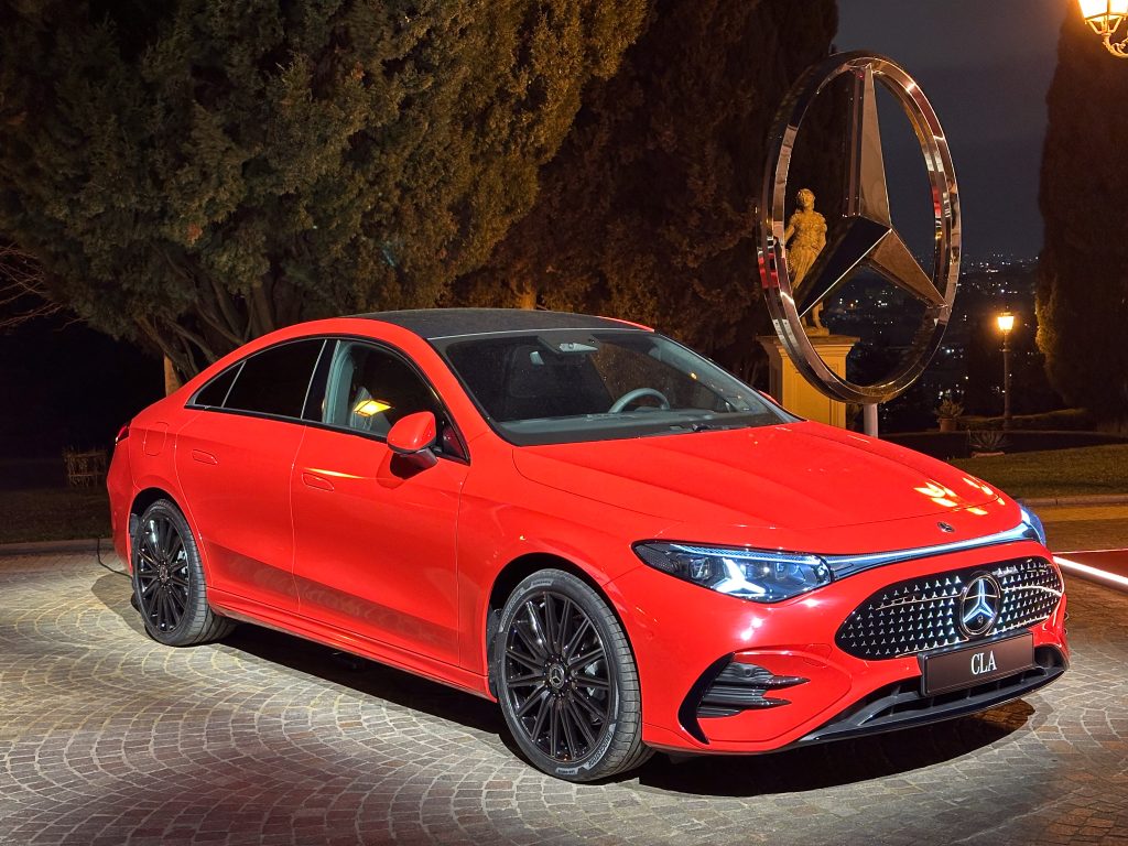 The all new Mercedes-Benz CLA is debuted in Rome